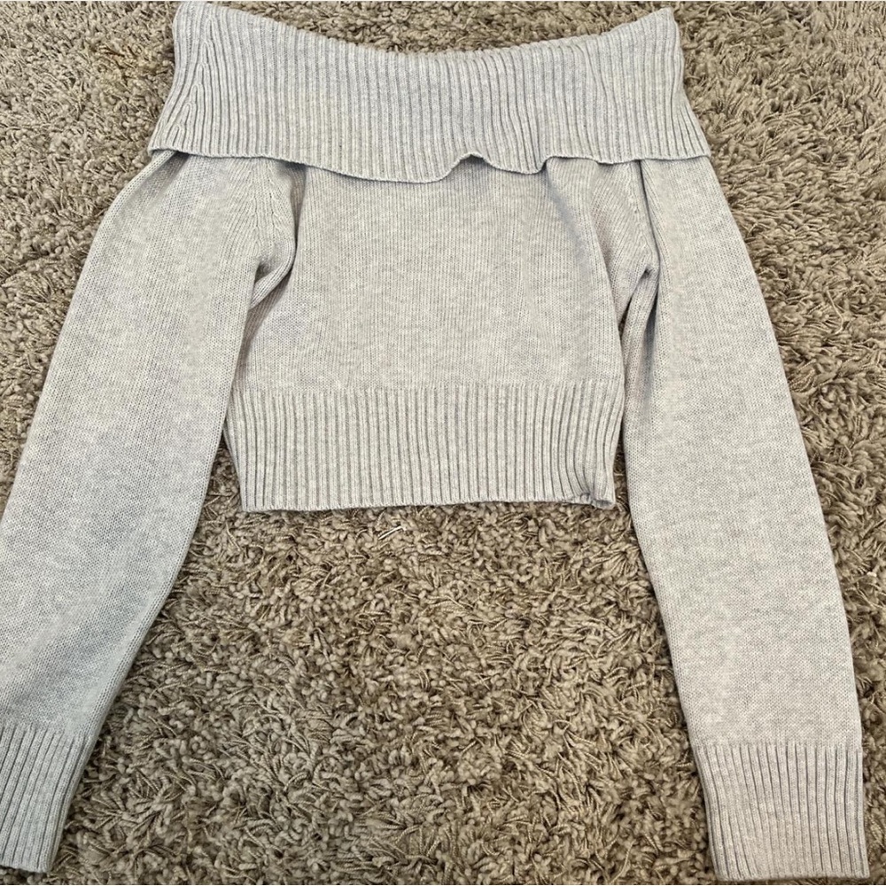 Off shoulder sweater